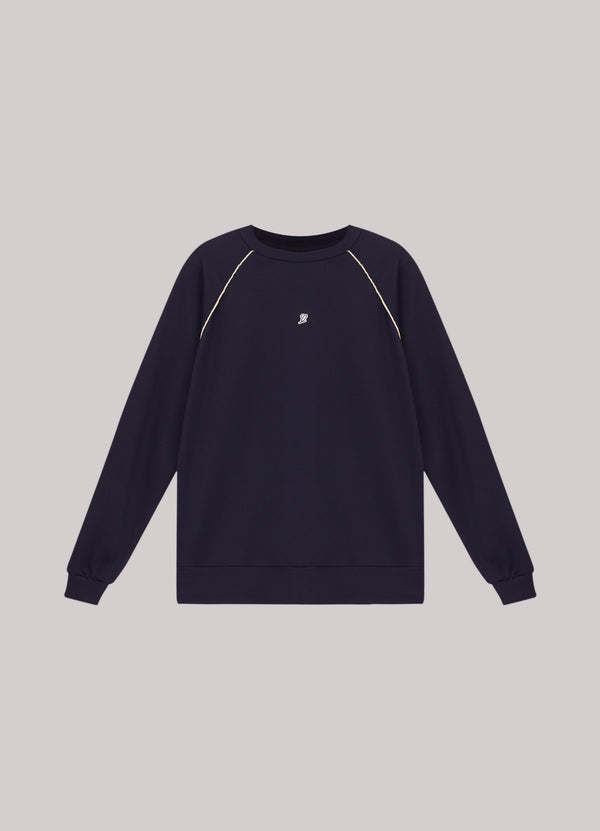 Crewneck Raglan In And Out