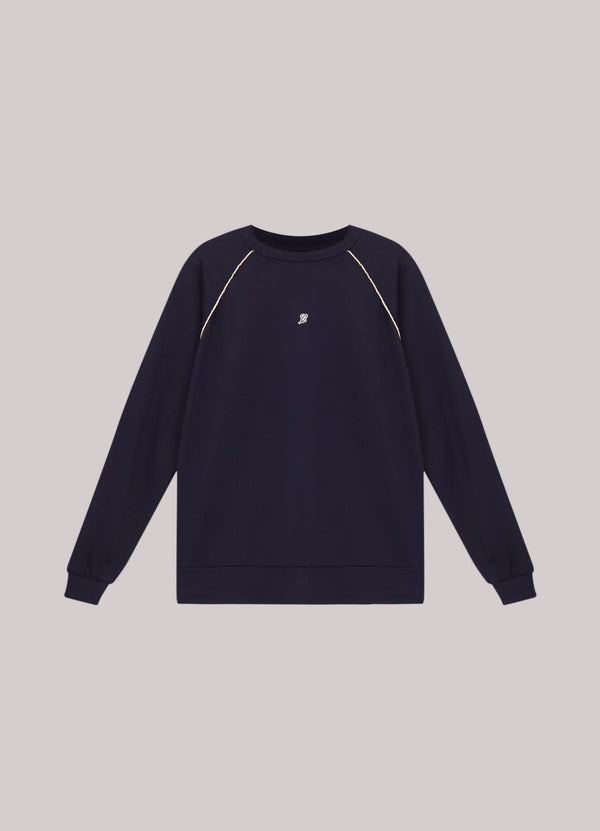 Crewneck Raglan In And Out