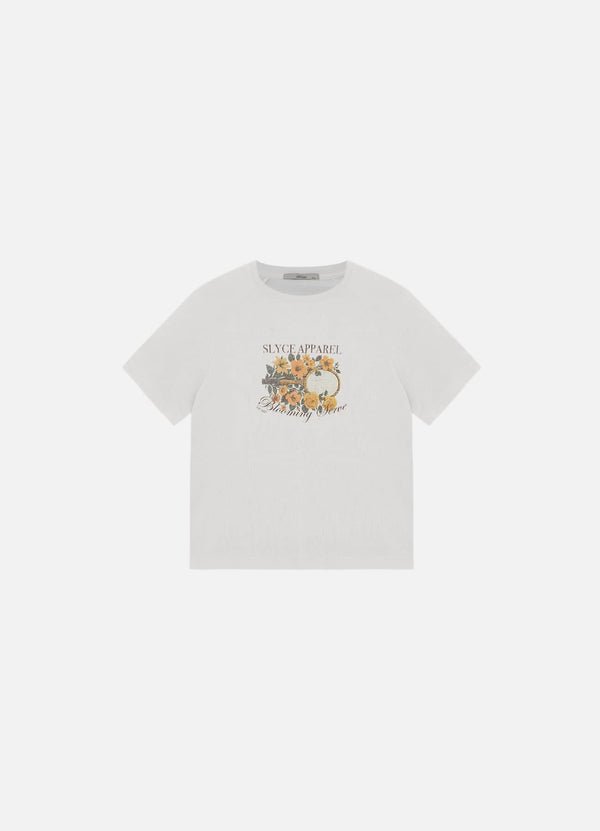 Camiseta Raglan Blooming Serve Feminino