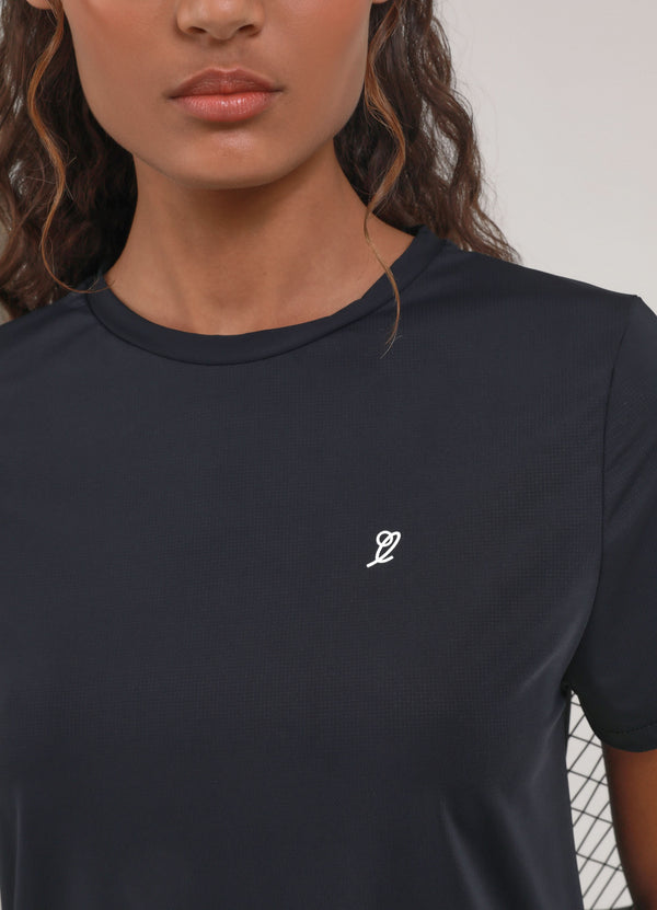 Camiseta All Court Fem Blackout