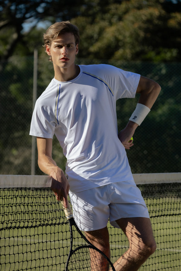 Camiseta Slams White-Purple