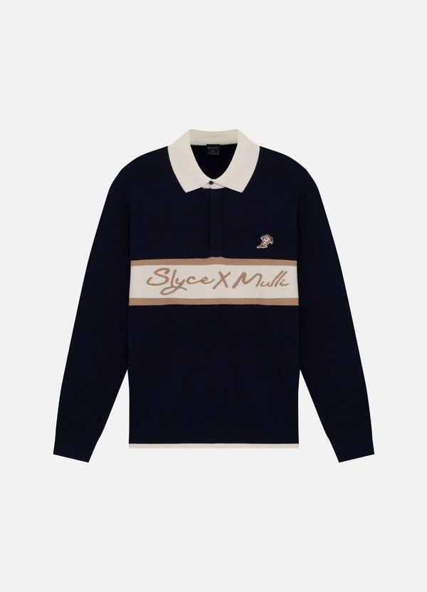 Polo Tricot Manga Longa Slyce X Mulli