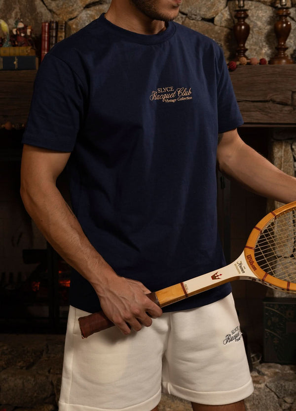 Camiseta Racquet Club Bordada Navy