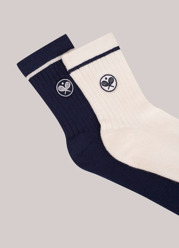 Meia Vintage Feminina - 2 Pares