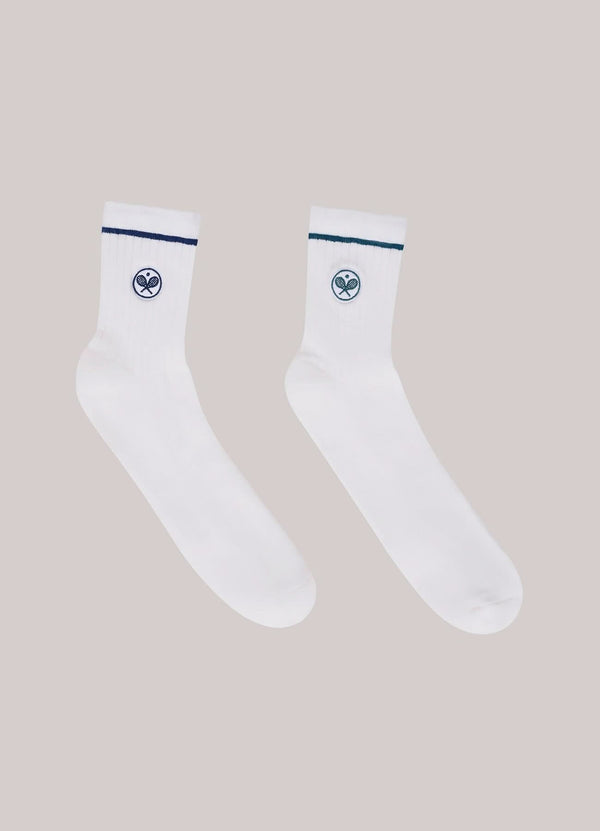 Meia Vintage Feminina - 2 Pares Dove White