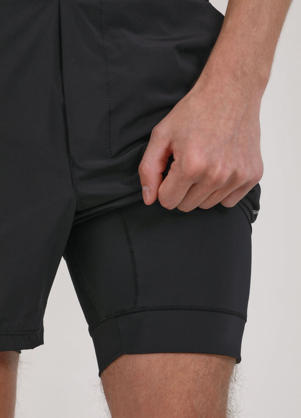 Shorts 2x1 All Court Masculino Blackout