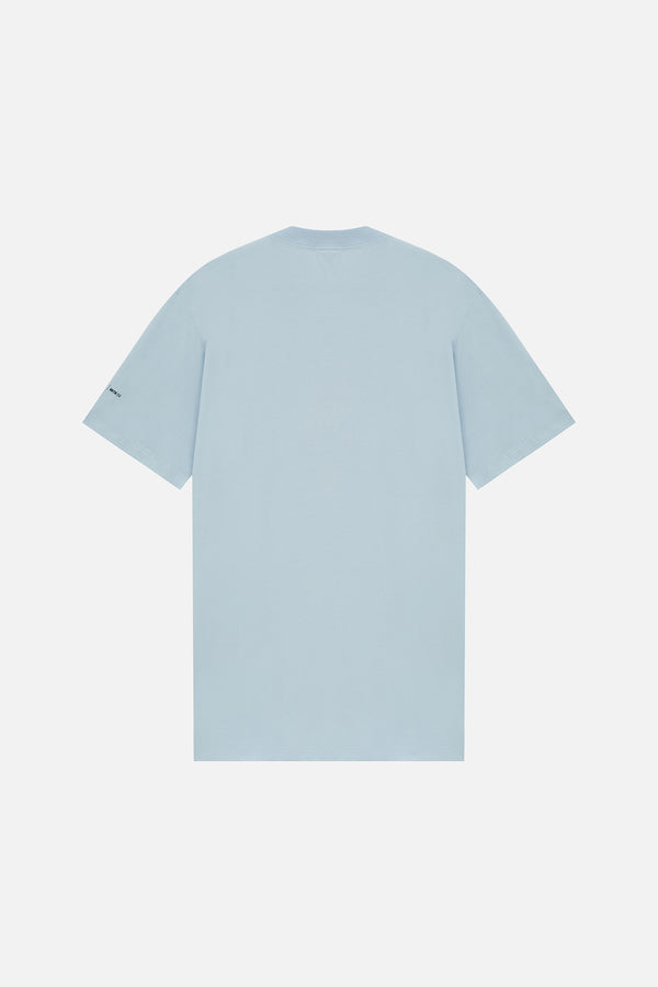 Camiseta Casual Logo SP Open Light Blue