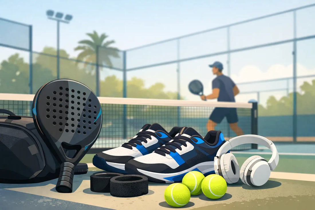 Melhores acessórios para jogar padel em quadra