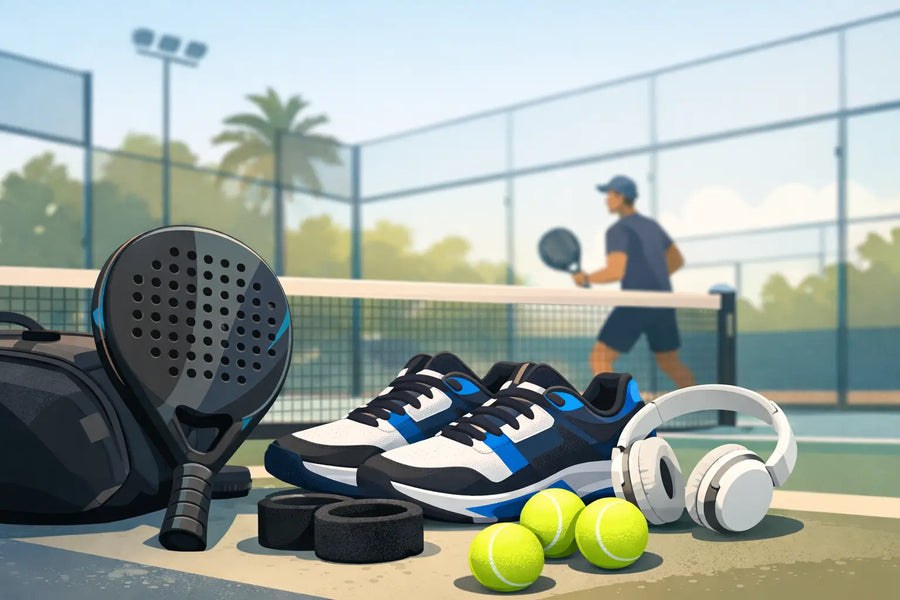 Melhores acessórios para jogar padel em quadra