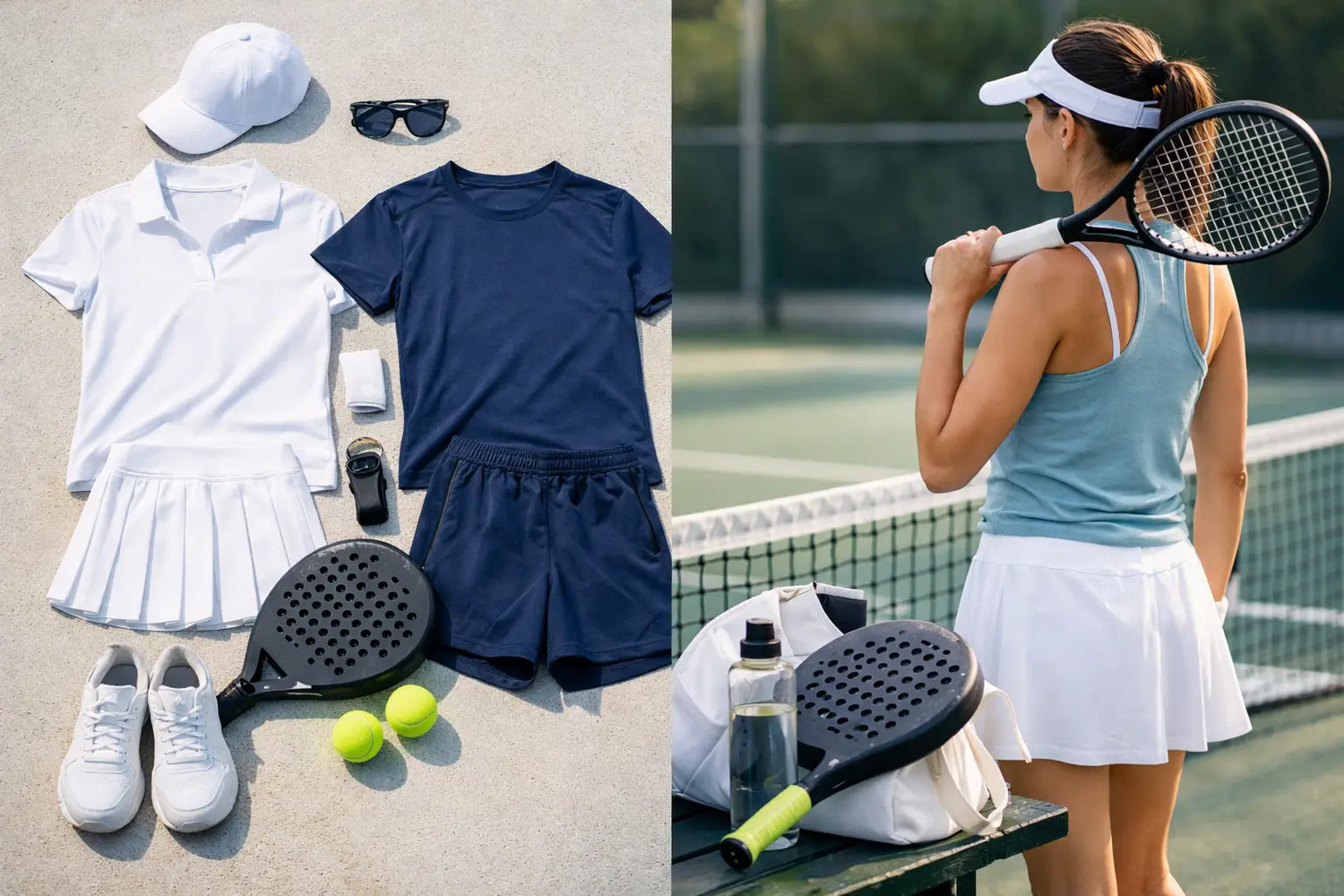 Qual roupa usar em torneio de tênis e padel