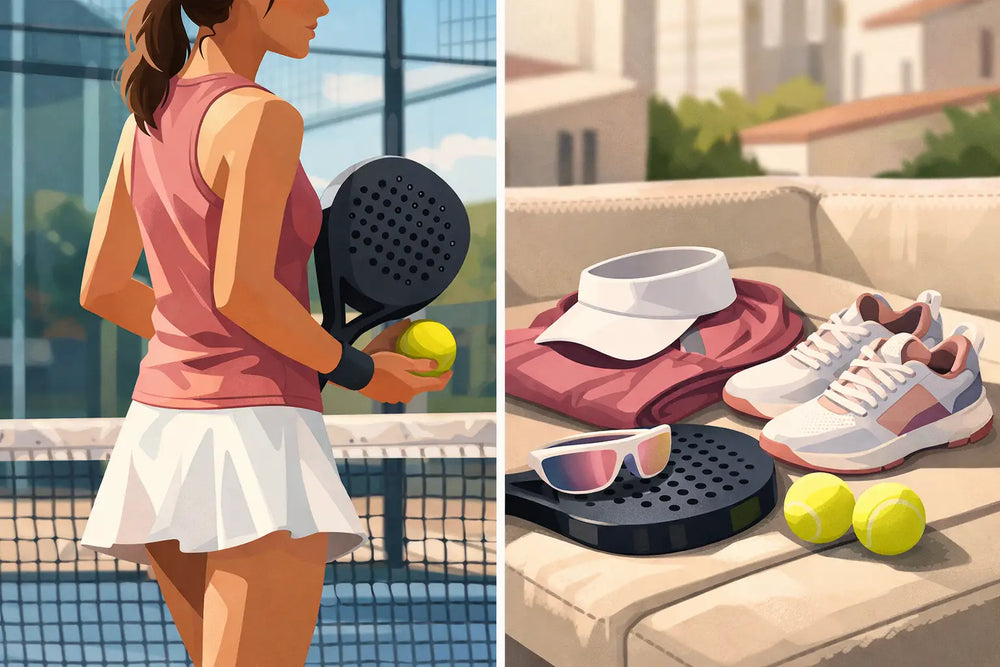 Roupa de padel feminina: o que faz diferença