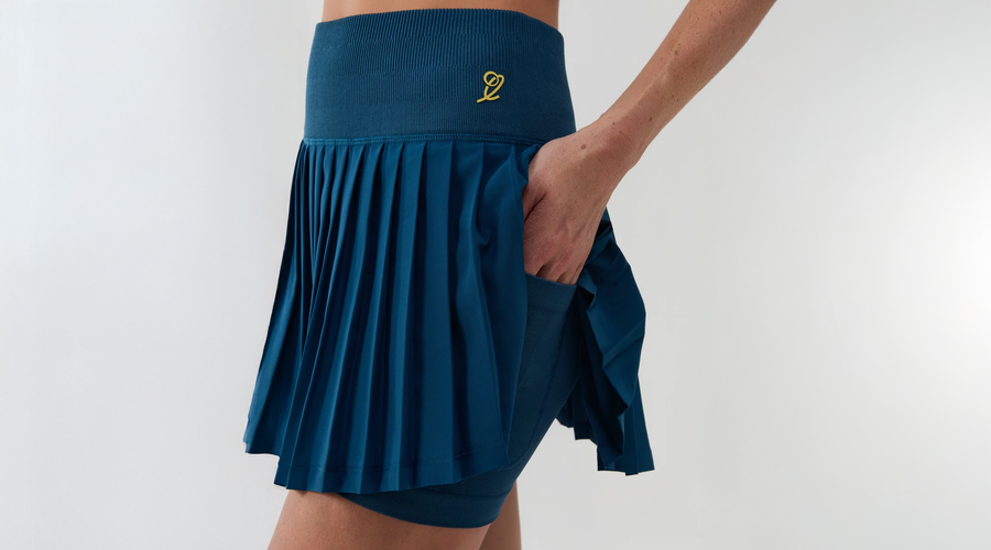 Saia-Shorts de Tênis com Proteção UV: Segurança e Firmeza para Guardar Bolinhas