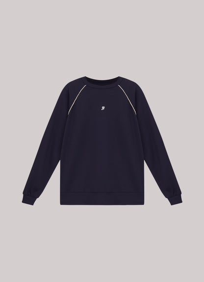 Crewneck Raglan In And Out