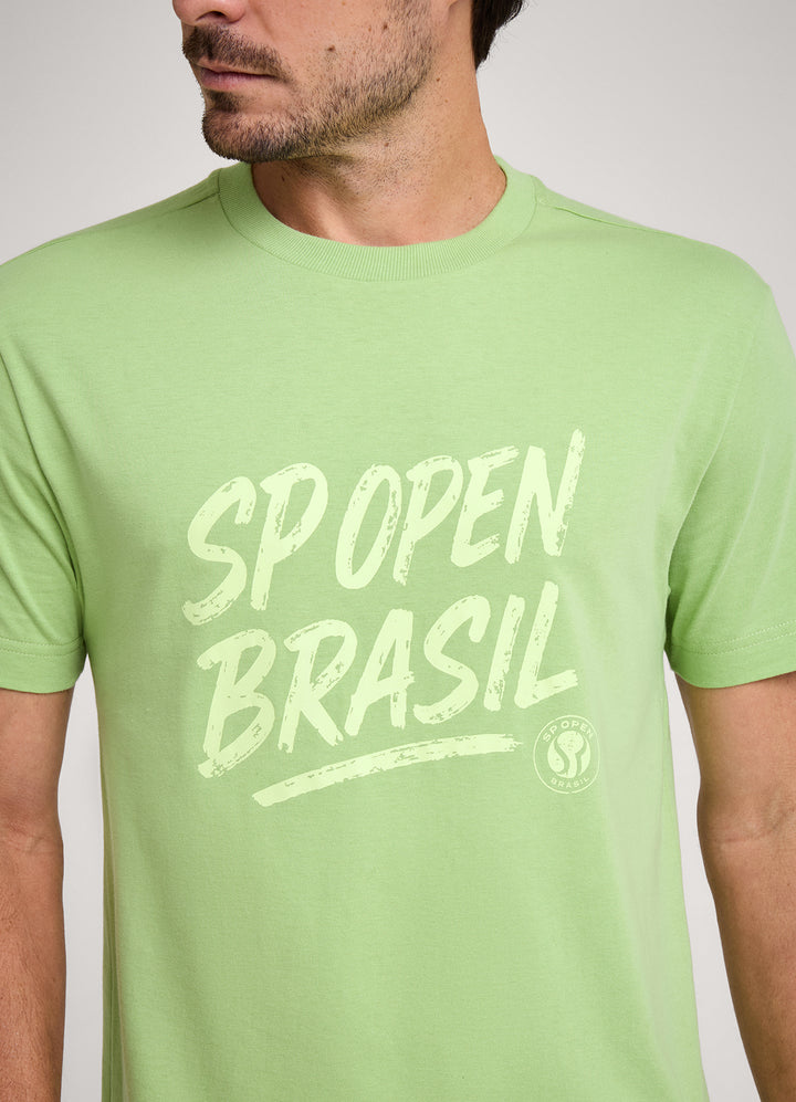 Camiseta Letter SP Open