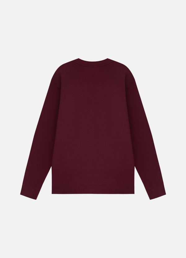 Essential Crewneck Sweatshirt Bordeaux