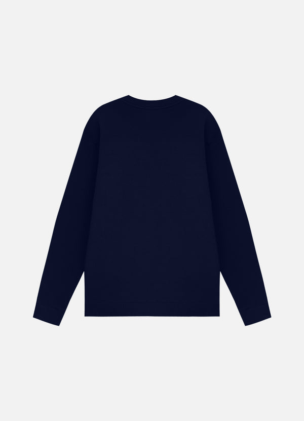 Essential Crewneck Sweatshirt Navy