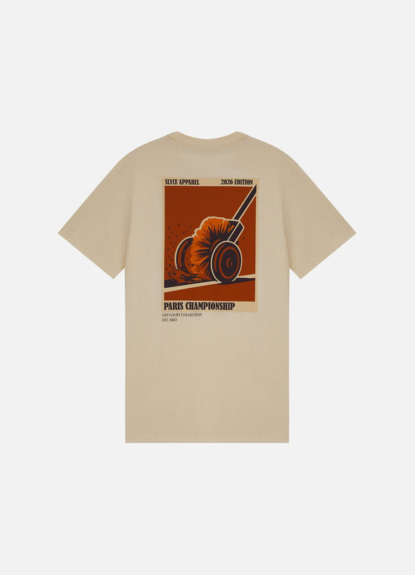 Camiseta Slams Graphics Paris Off White