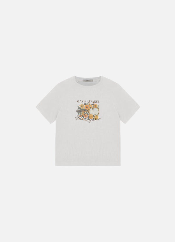 Camiseta Raglan Blooming Serve Feminino
