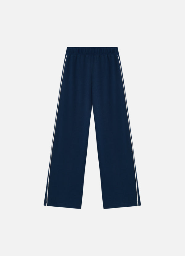 Calça Reta Essential Feminina Navy