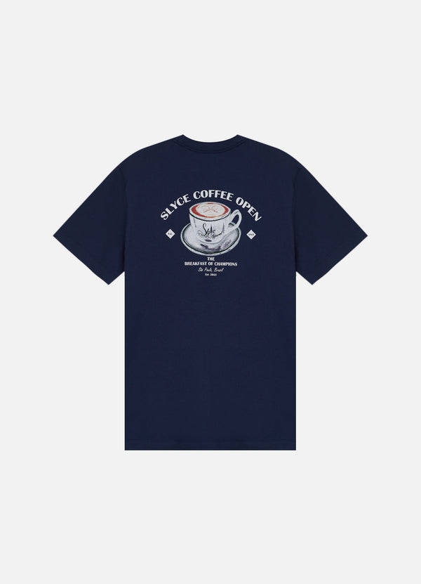Camiseta Coffee Tee Open Navy