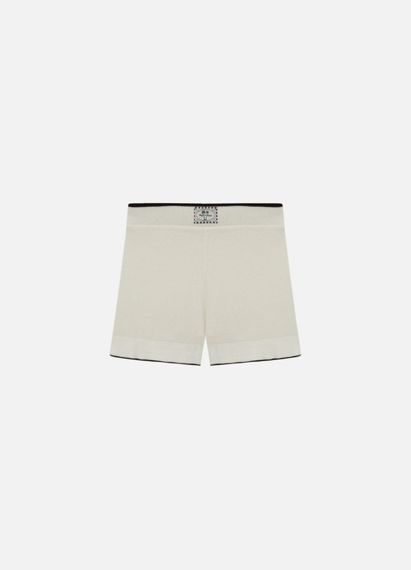 Shorts Resort Tricot Slyce & Triya Off White