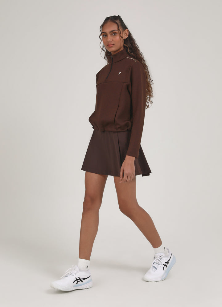 Blusa Quarter Zip All Court Fem