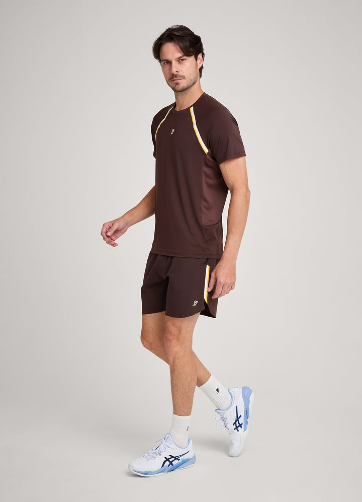 Camiseta Slams Coffee Brown