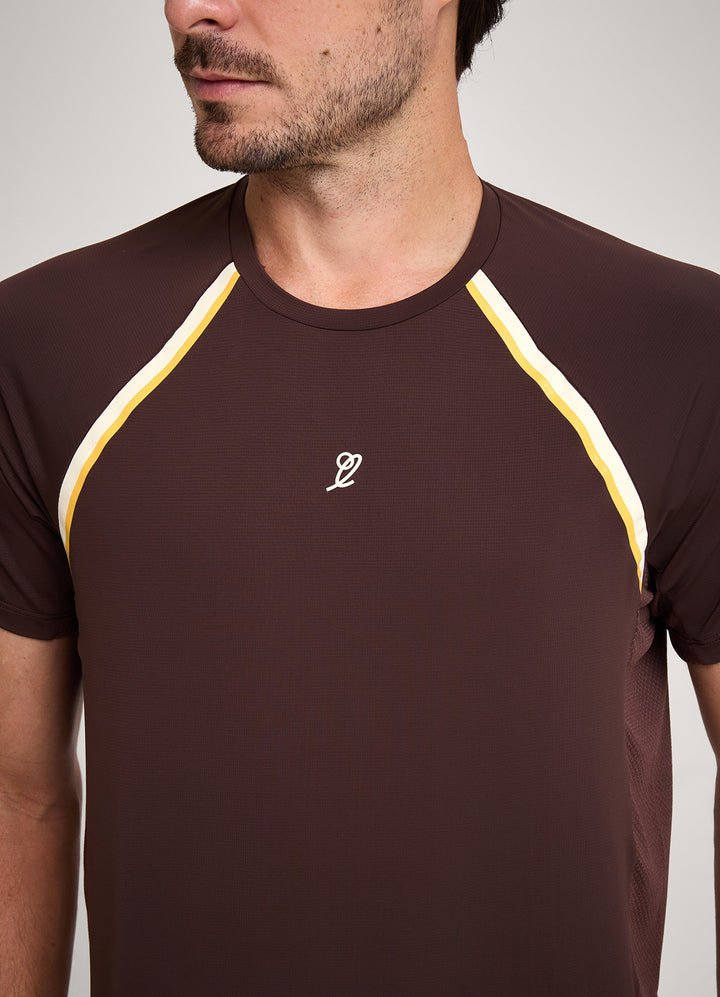 Camiseta Slams Coffee Brown