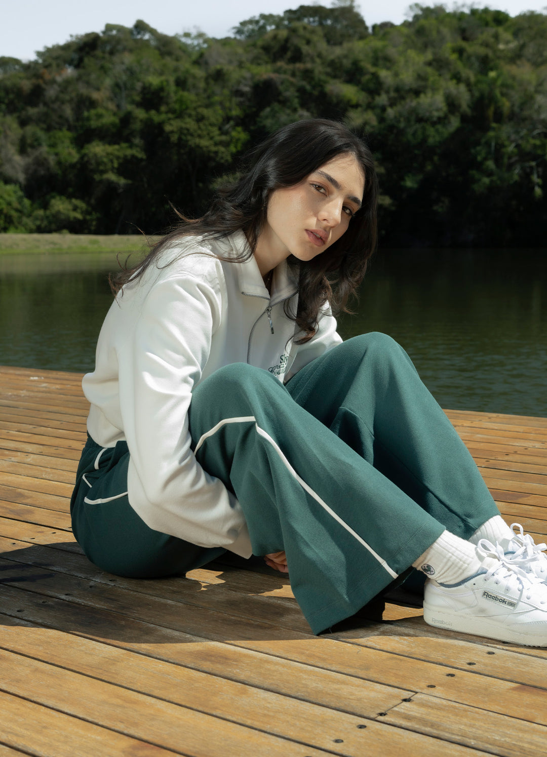 Calça Wide Twill Vintage