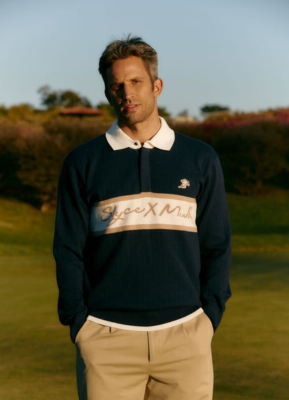 Polo Tricot Manga Longa Slyce X Mulli