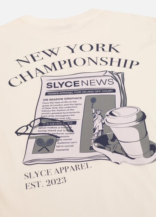 Camiseta On Season Graphics NY Off White