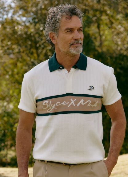 Polo Tricot Manga Curta Slyce x Mulli
