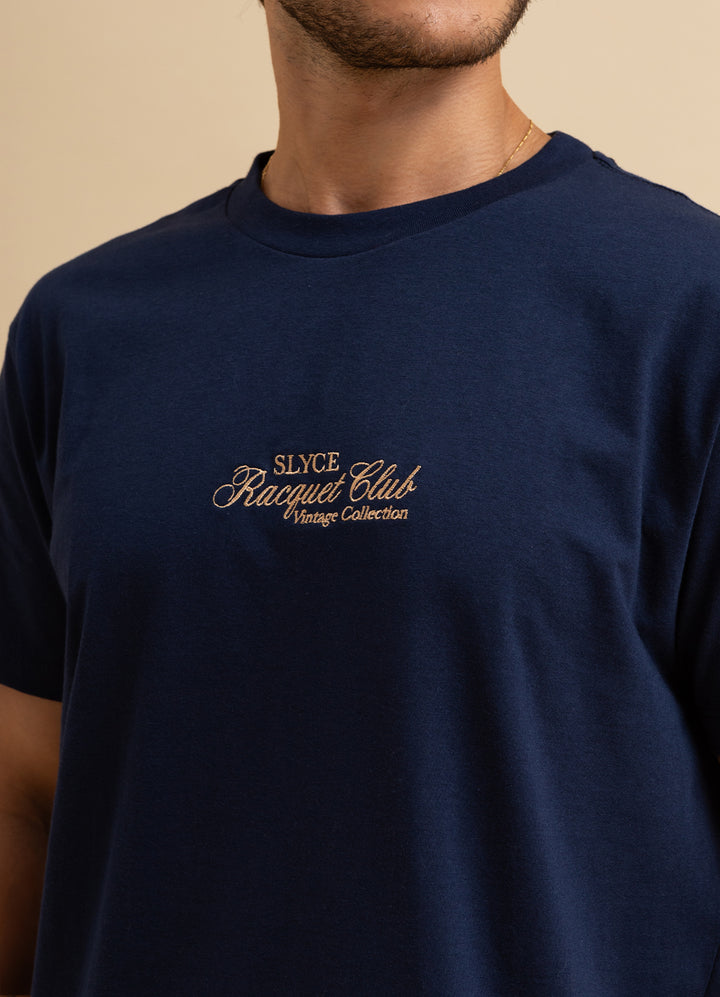 Racquet Club Embroidered T-Shirt