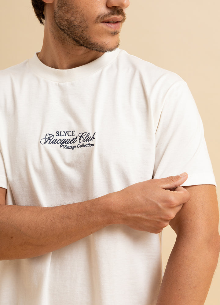 Racquet Club Embroidered T-Shirt