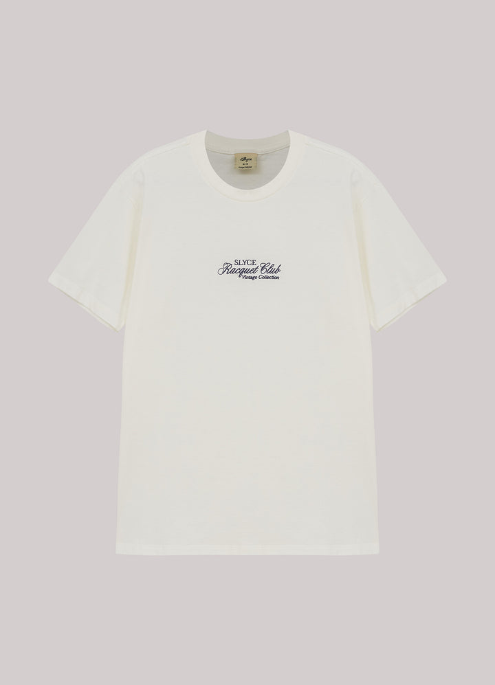 Racquet Club Embroidered T-Shirt