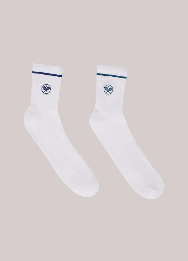 Meia Vintage Feminina - 2 Pares Dove White