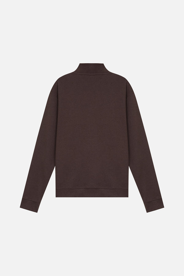 Classic Quarter Zipper 2.0 Coffee Brown