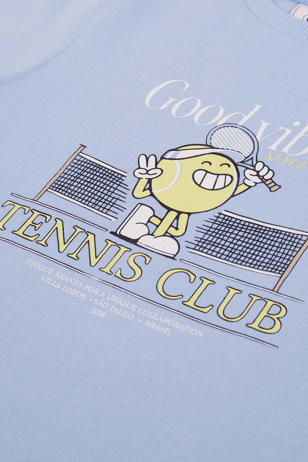 Moletom Good Vibes Kids Light Blue