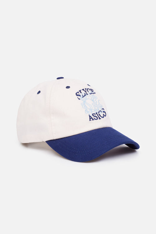 Boné 6 Panel Patch Label - Off White / Navy