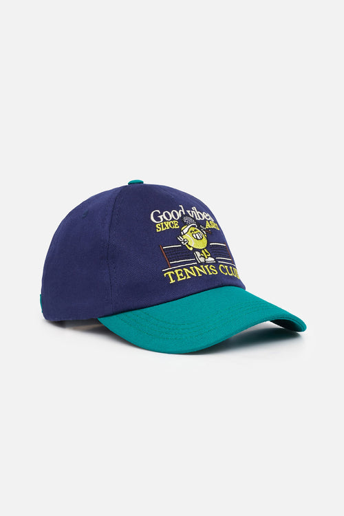 BONÉ 6 PANEL GOOD VIBES - Navy / Green
