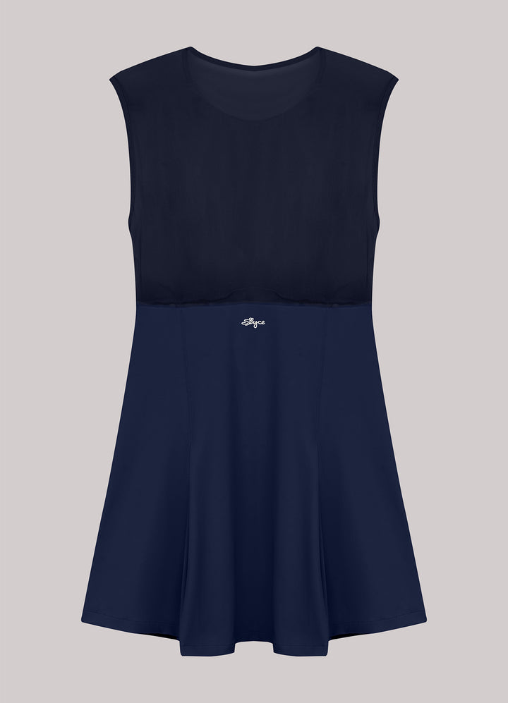 Pleated Tulle Dress