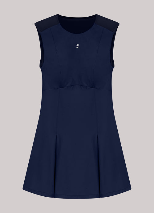 Vestido Pleated Tule