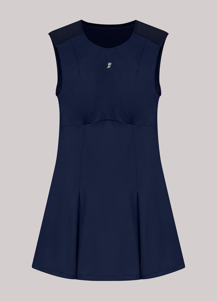 Pleated Tulle Dress