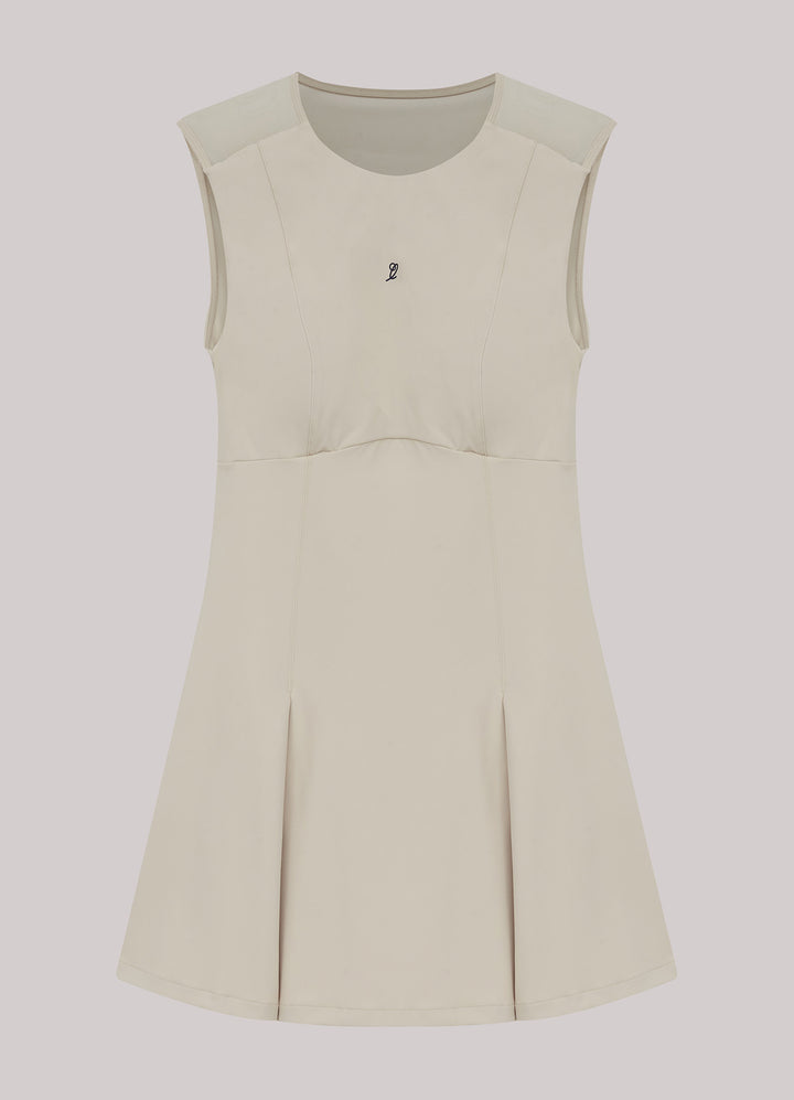 Pleated Tulle Dress